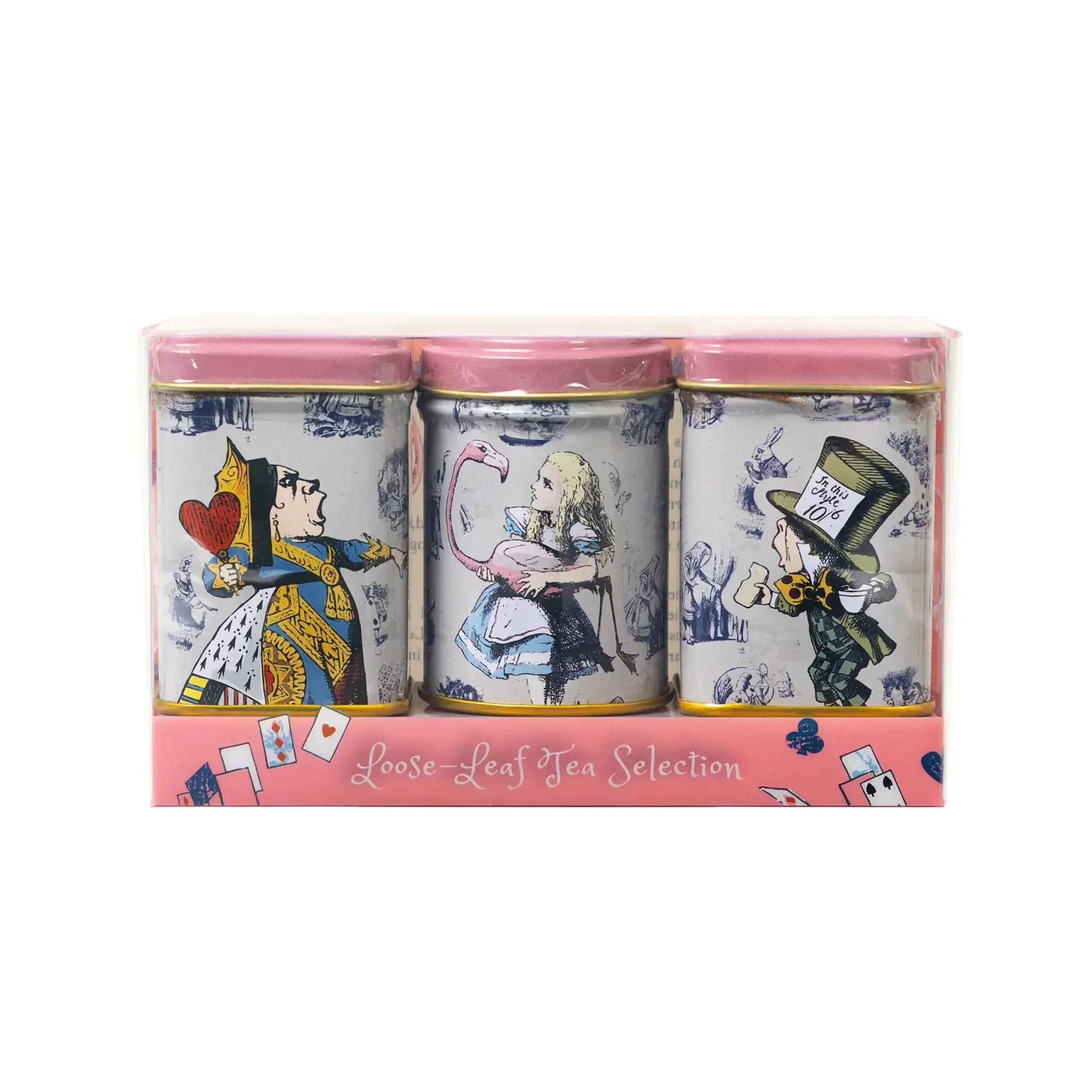 Alice In Wonderland Mini Tea Tin Set