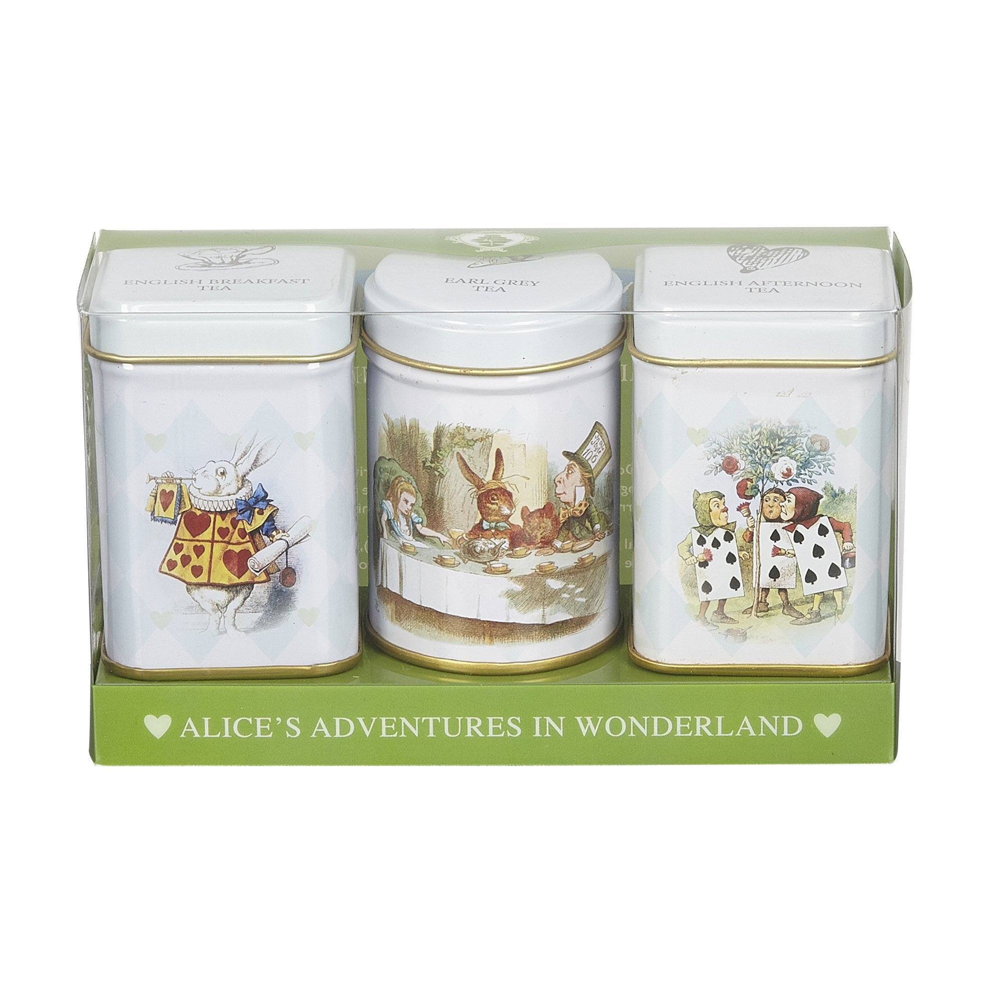 Alice In Wonderland Mini Tea Tin Set - Image 3