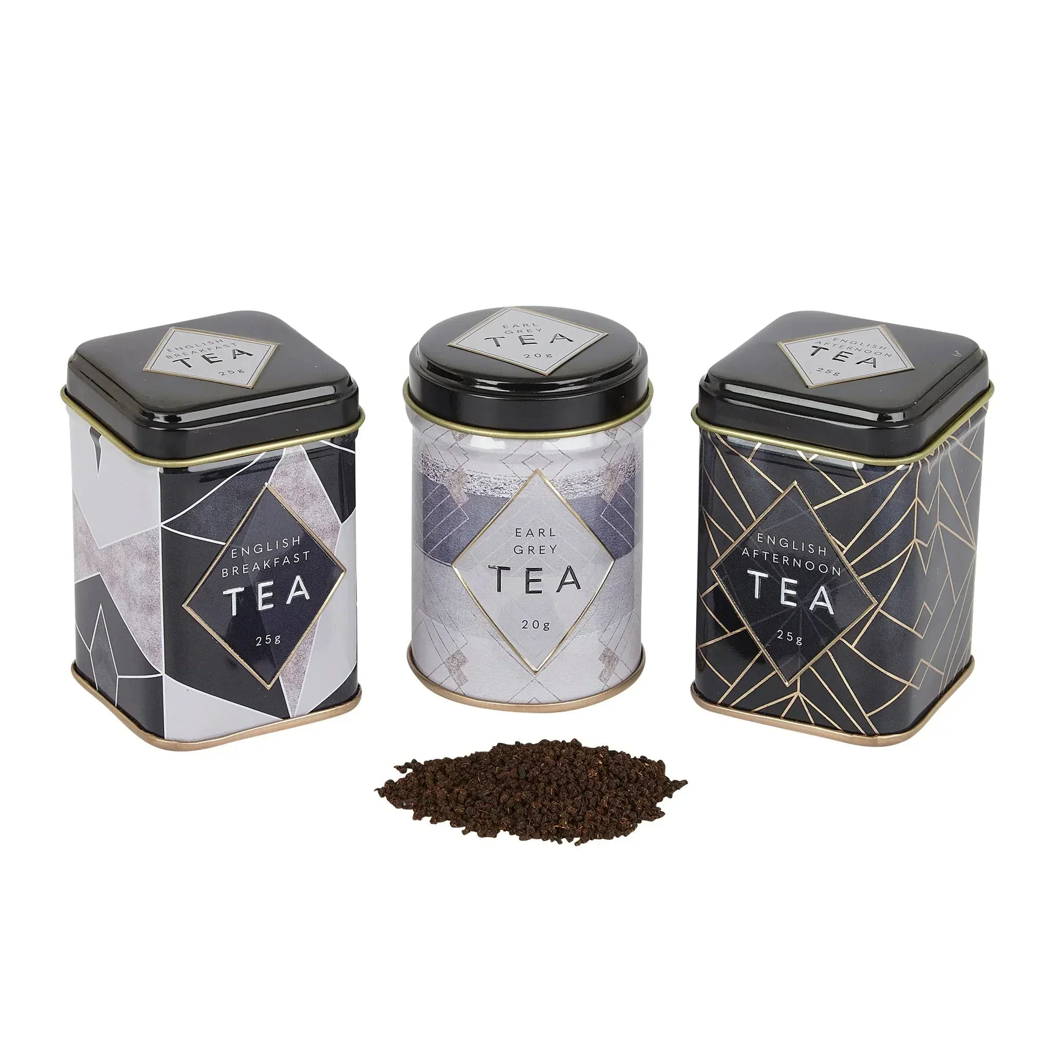 Art Deco Mini Tea Tin Set - Image 6