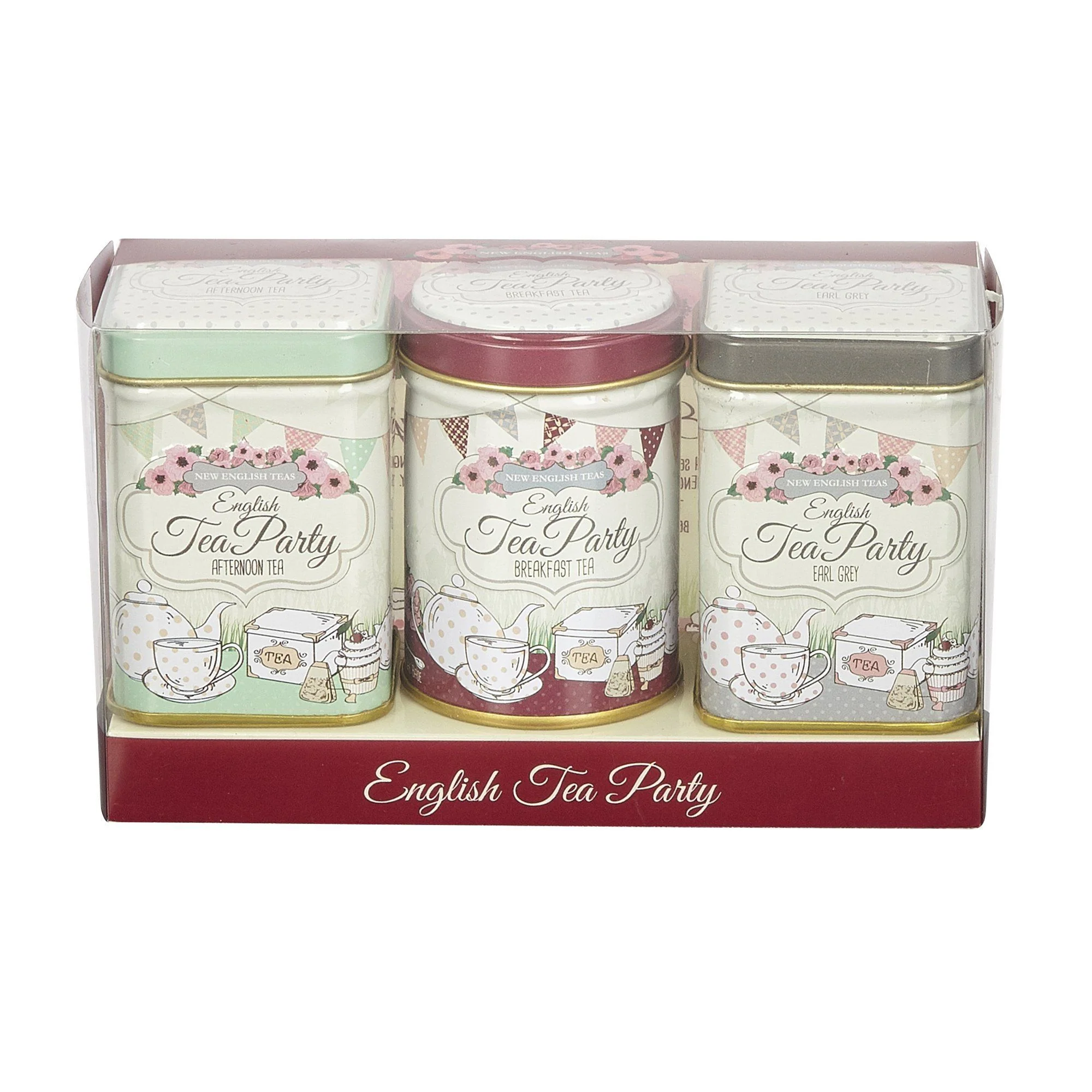 English Tea Party Mini Tea Tin Set - Image 3
