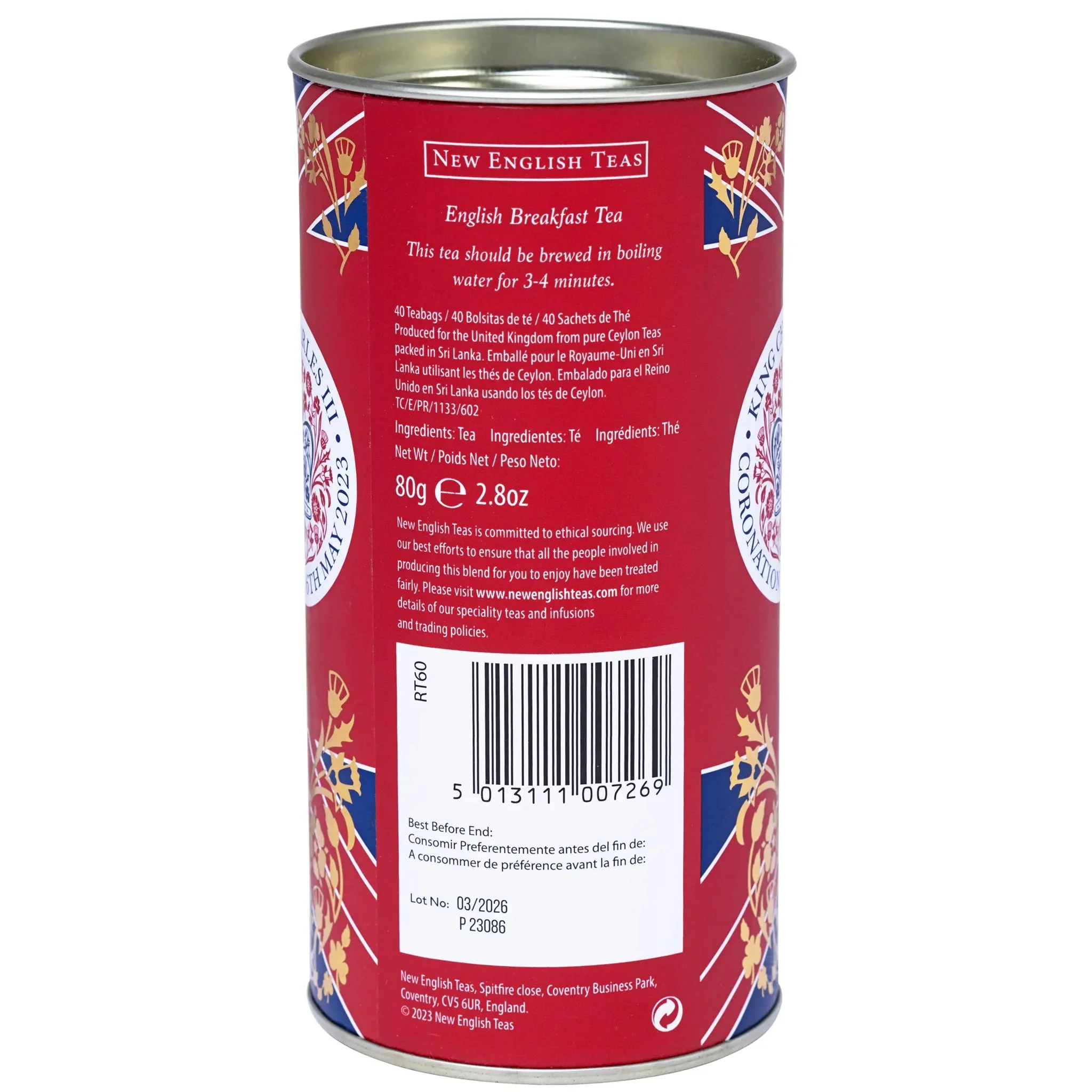 Royal Family 40 Teabag Drum - Image 4