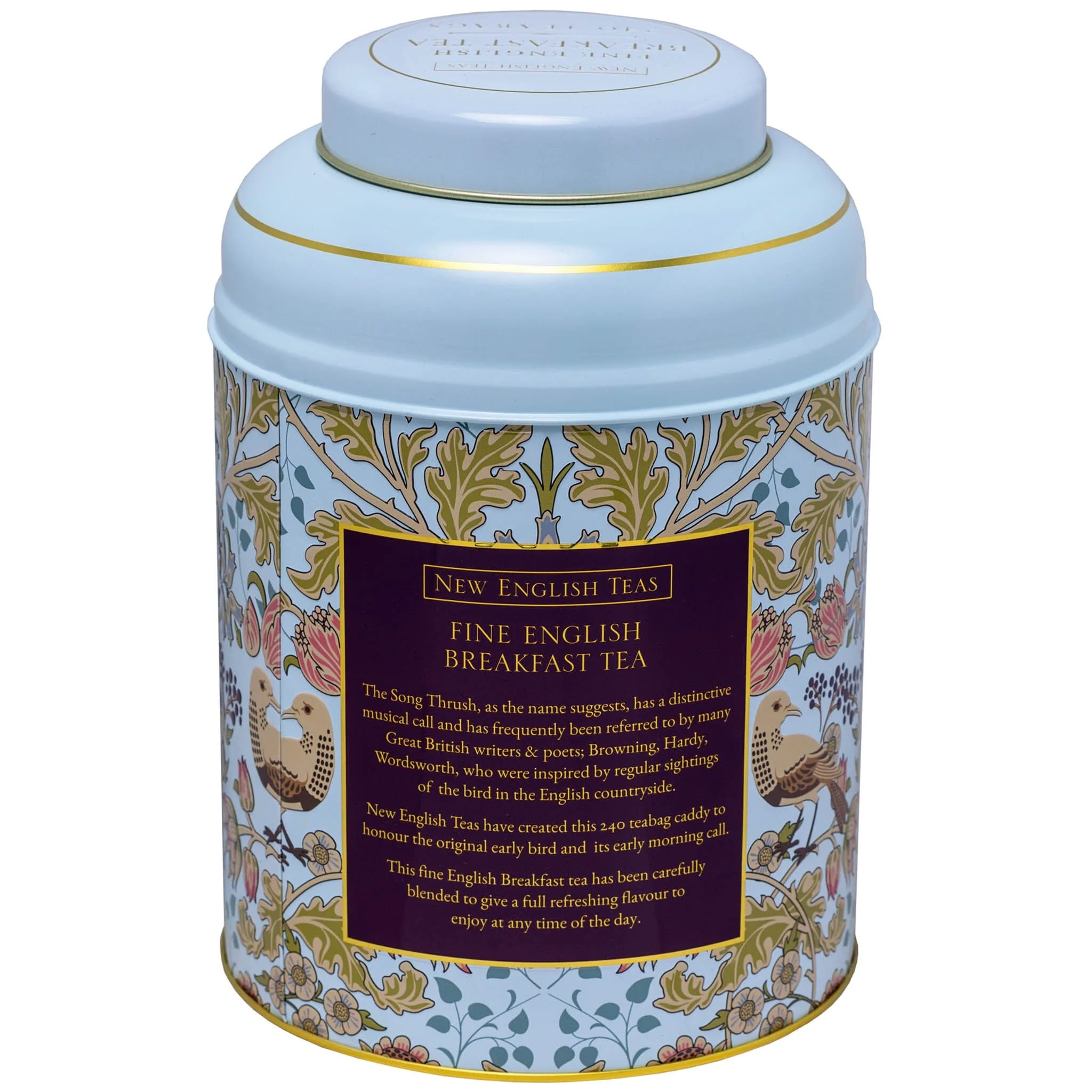 Song Thrush Deluxe Tea Caddy - Image 4