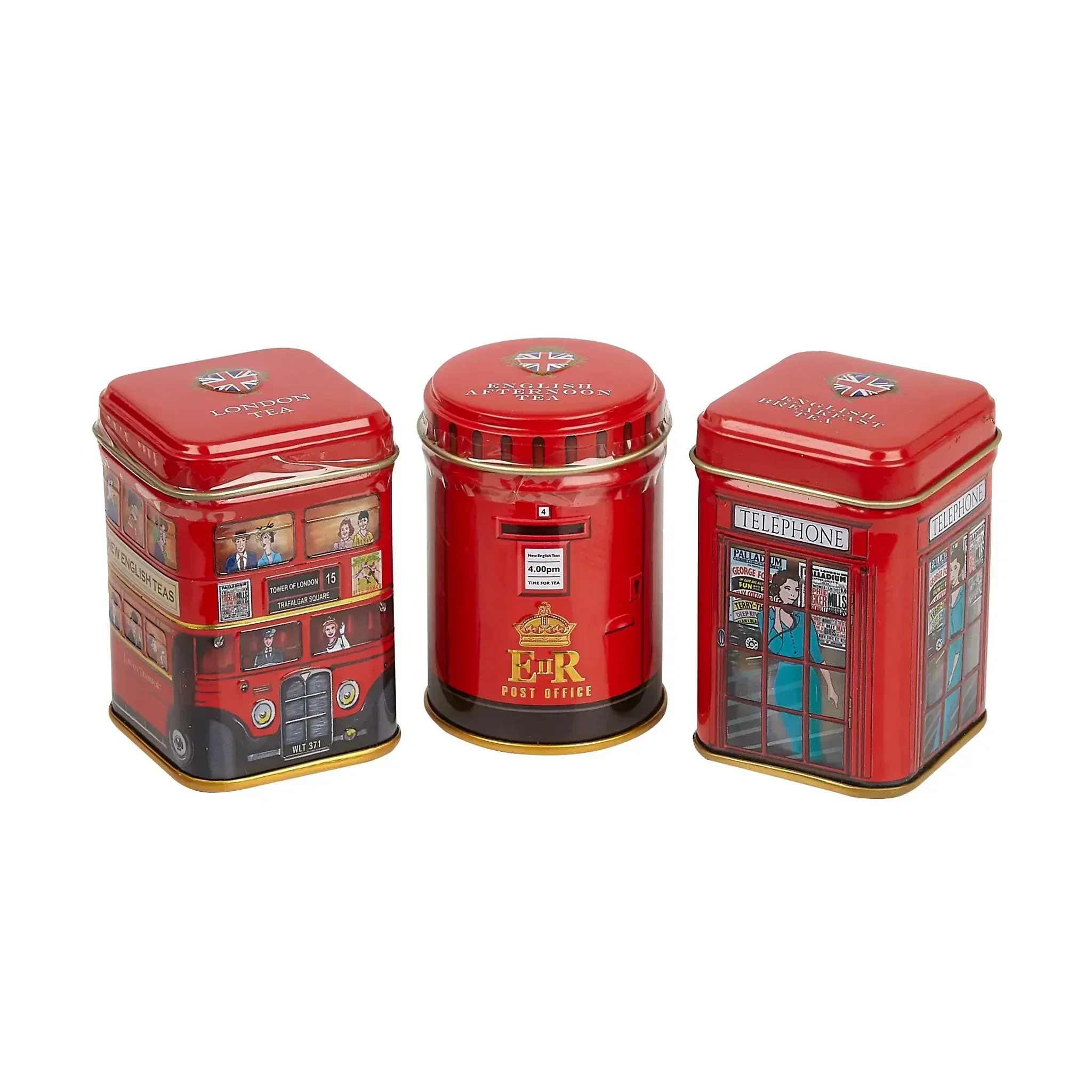 Best Of British Mini Tea Tin Set of 3 - Image 3