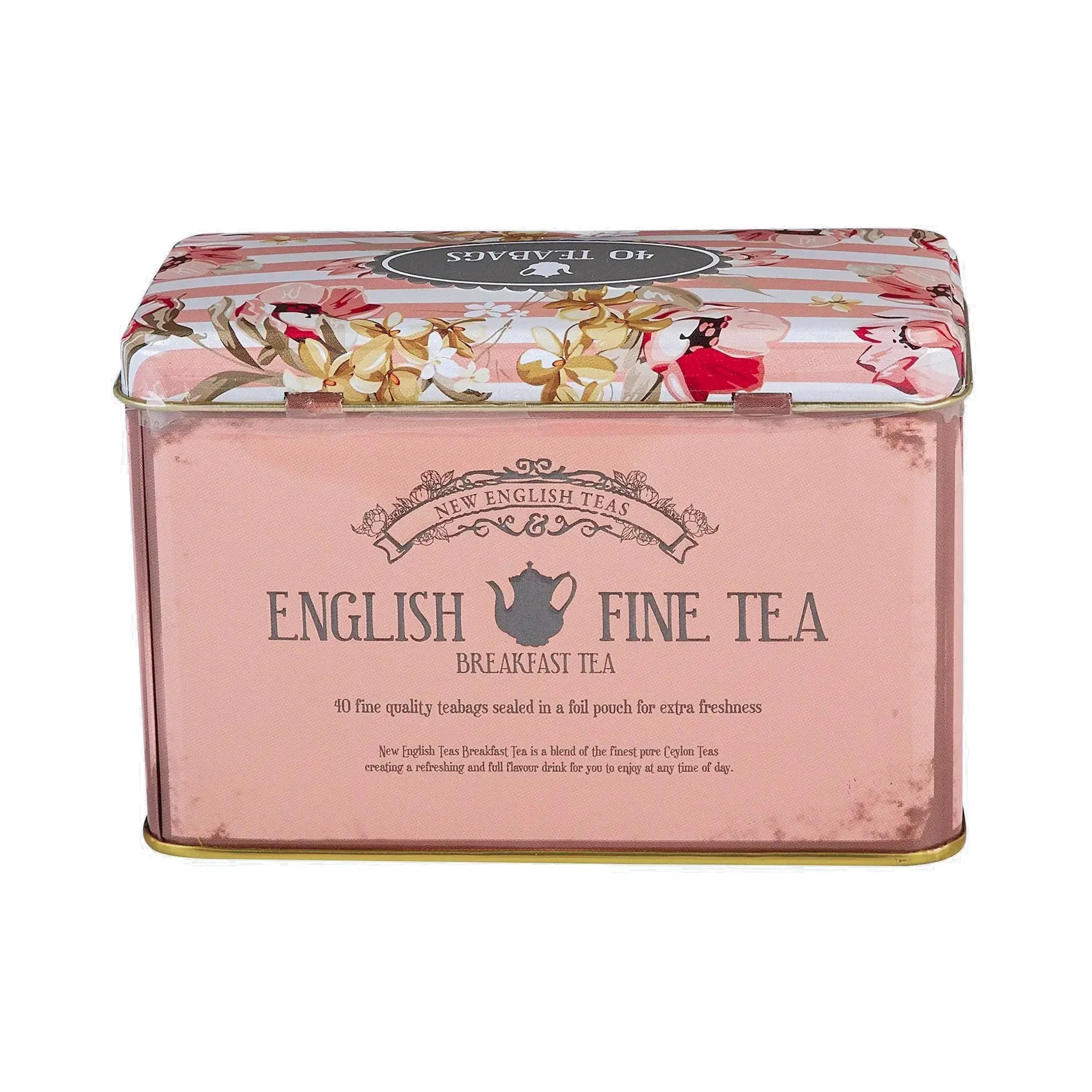 Vintage Floral Classic Tea Tin - Image 5