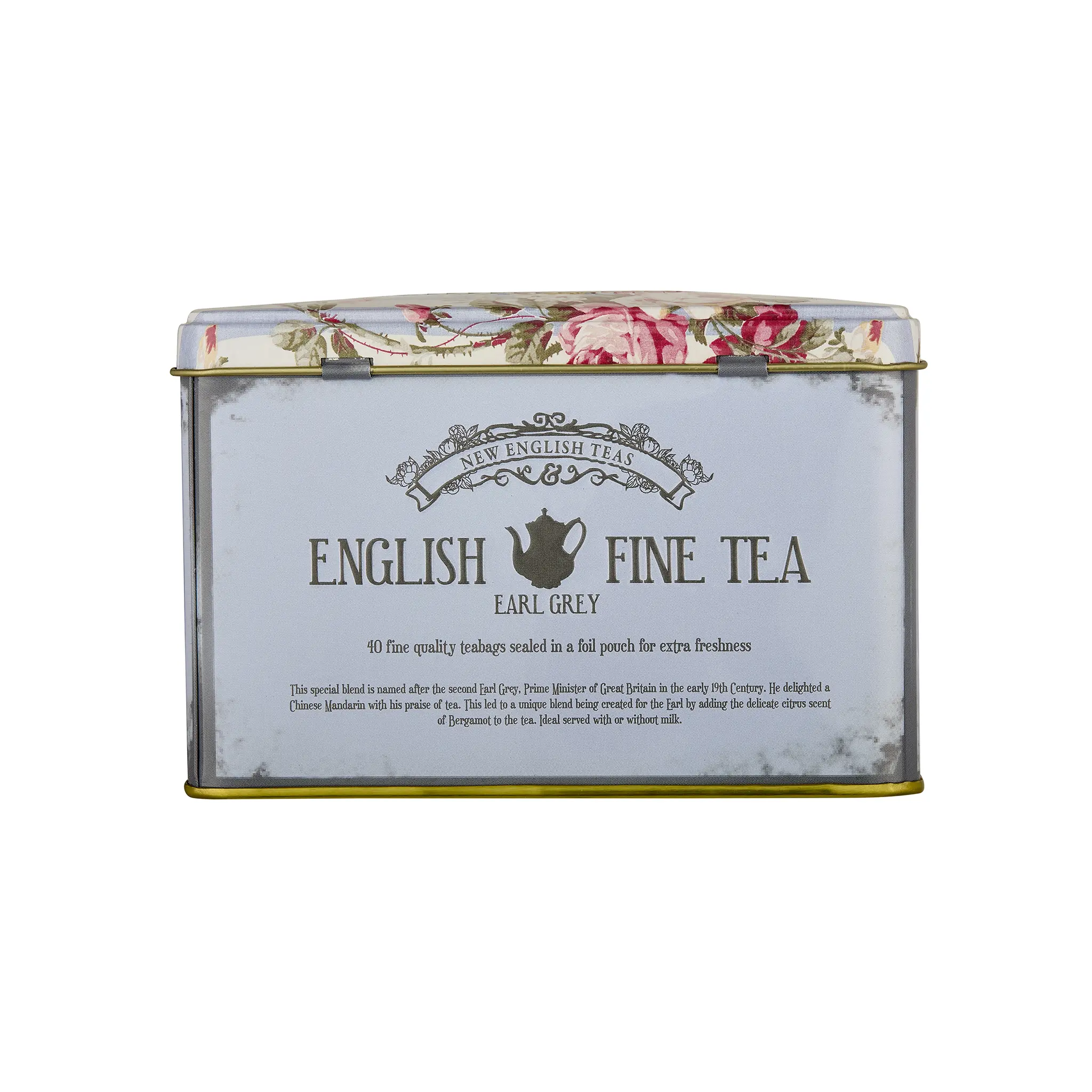 Vintage Floral Classic Tea Tin - Image 7