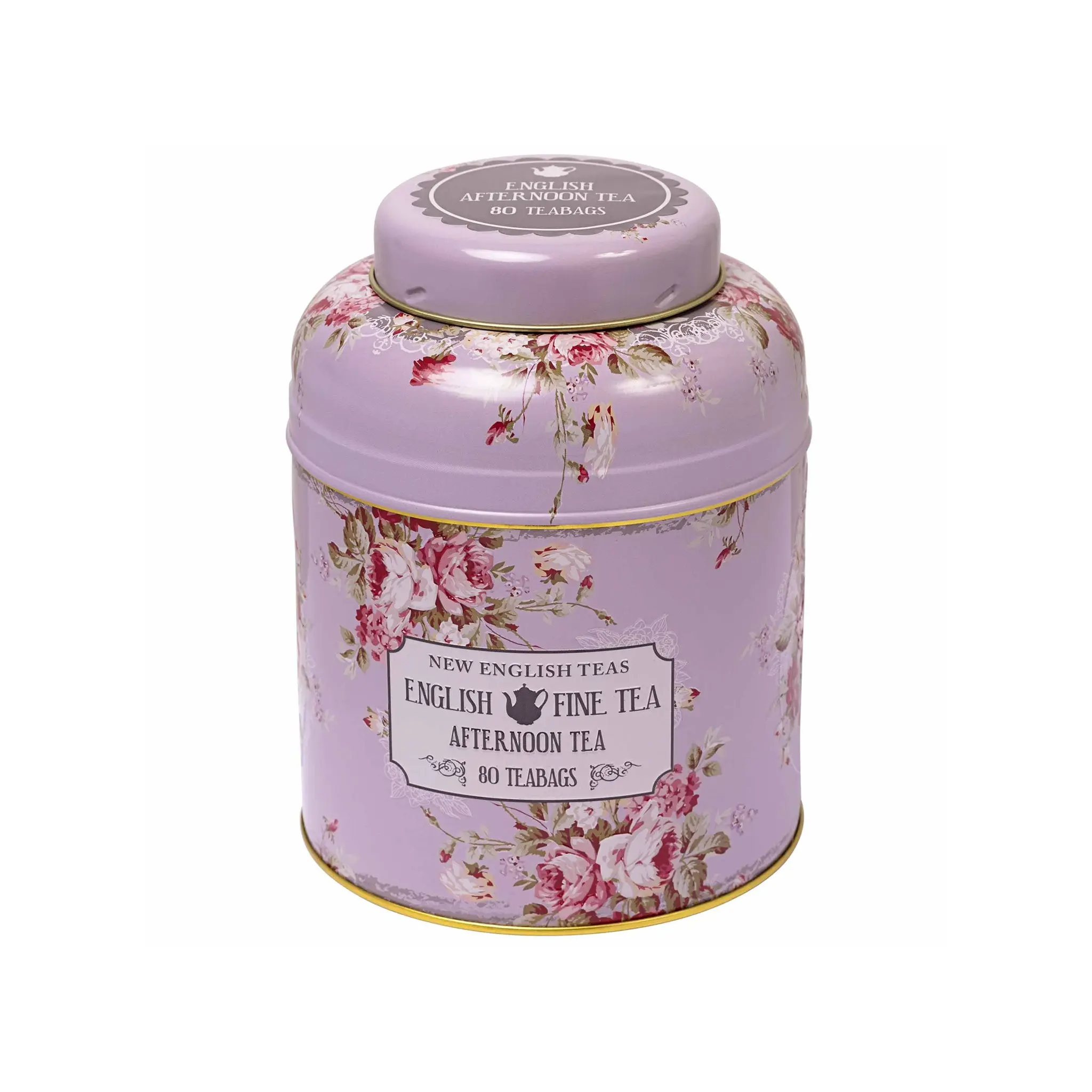 Vintage Floral Tea Caddy Set - Image 3