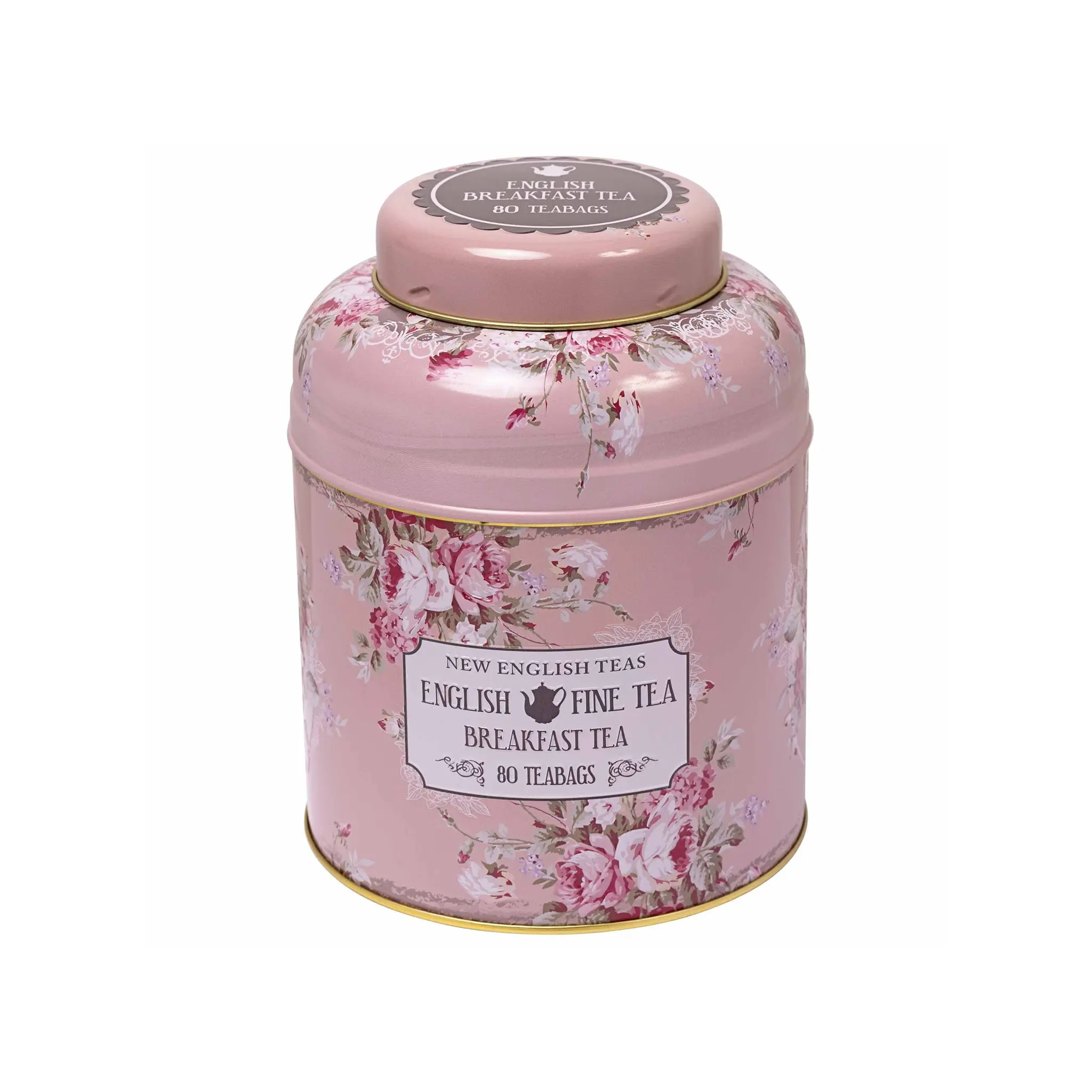 Vintage Floral Tea Caddy Set - Image 4