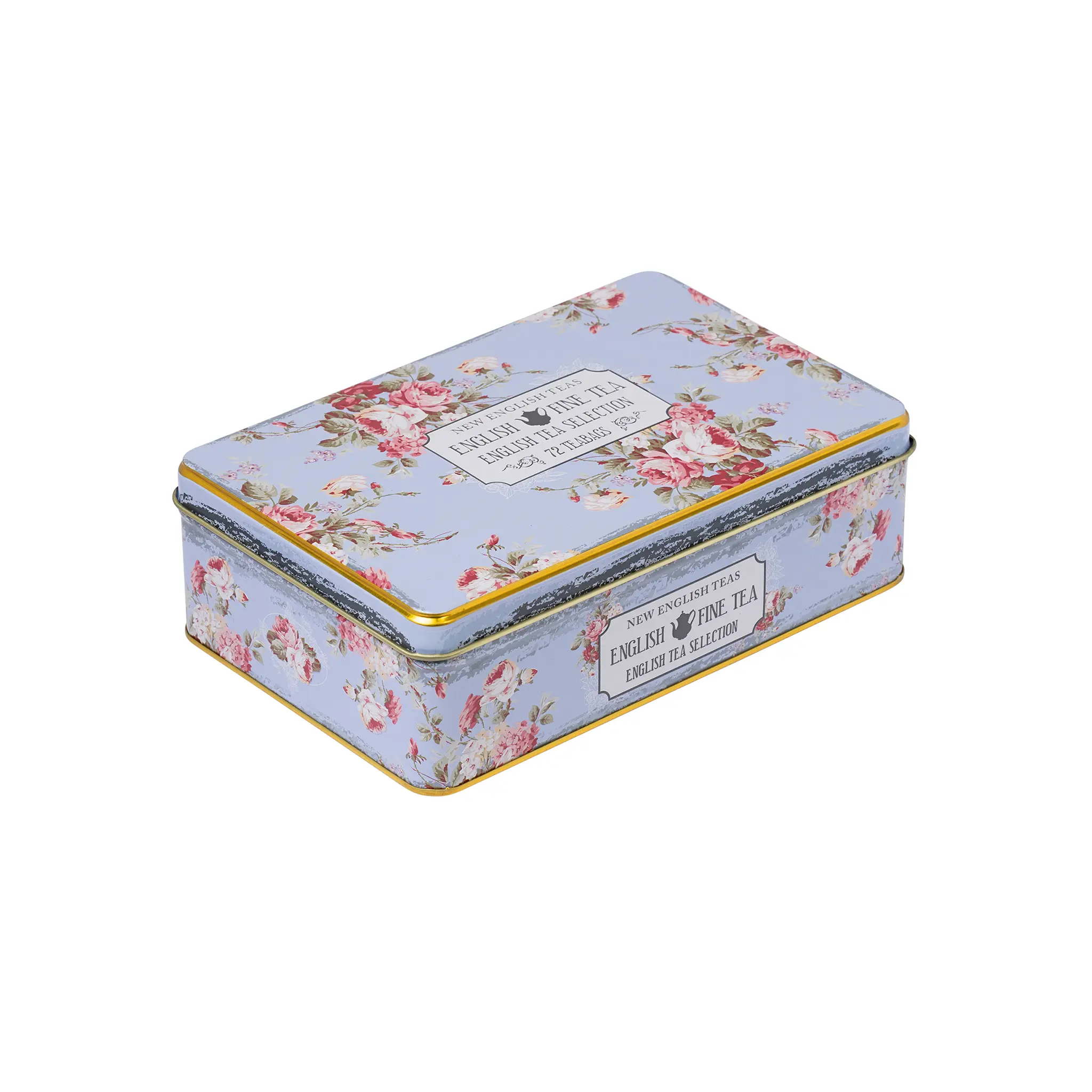 Vintage Floral Tea Selection Tin - Image 4