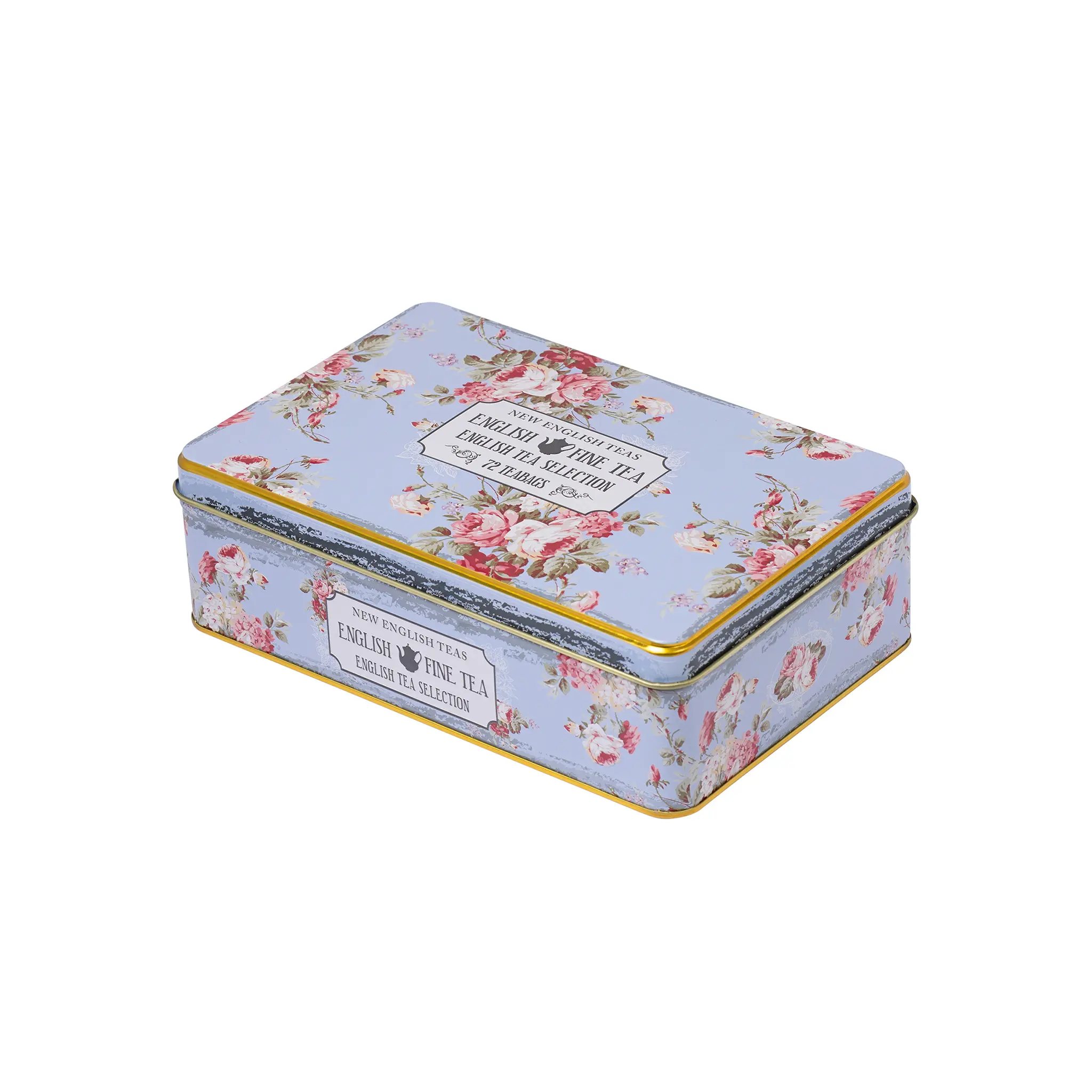 Vintage Floral Tea Selection Tin - Image 5