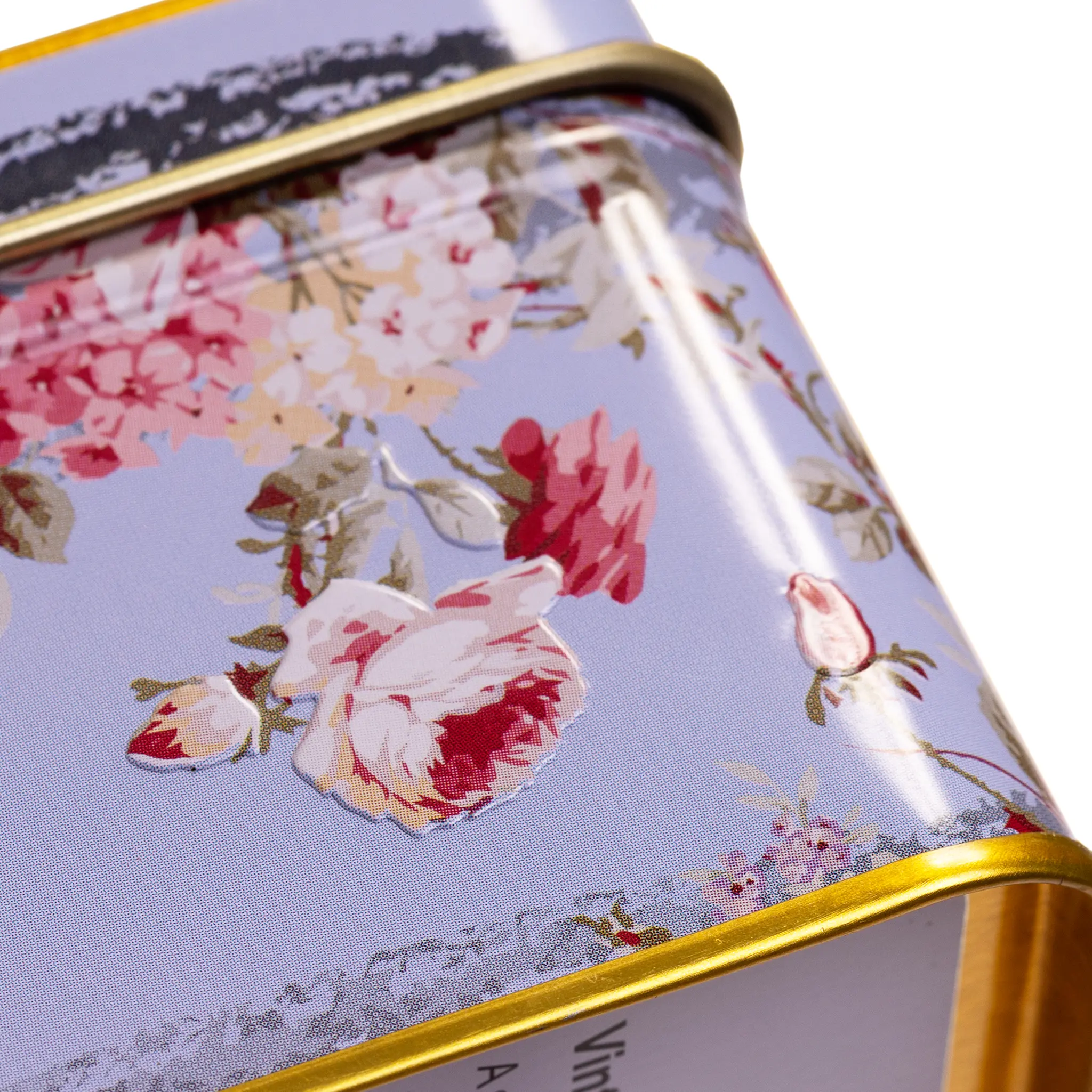 Vintage Floral Tea Selection Tin - Image 6