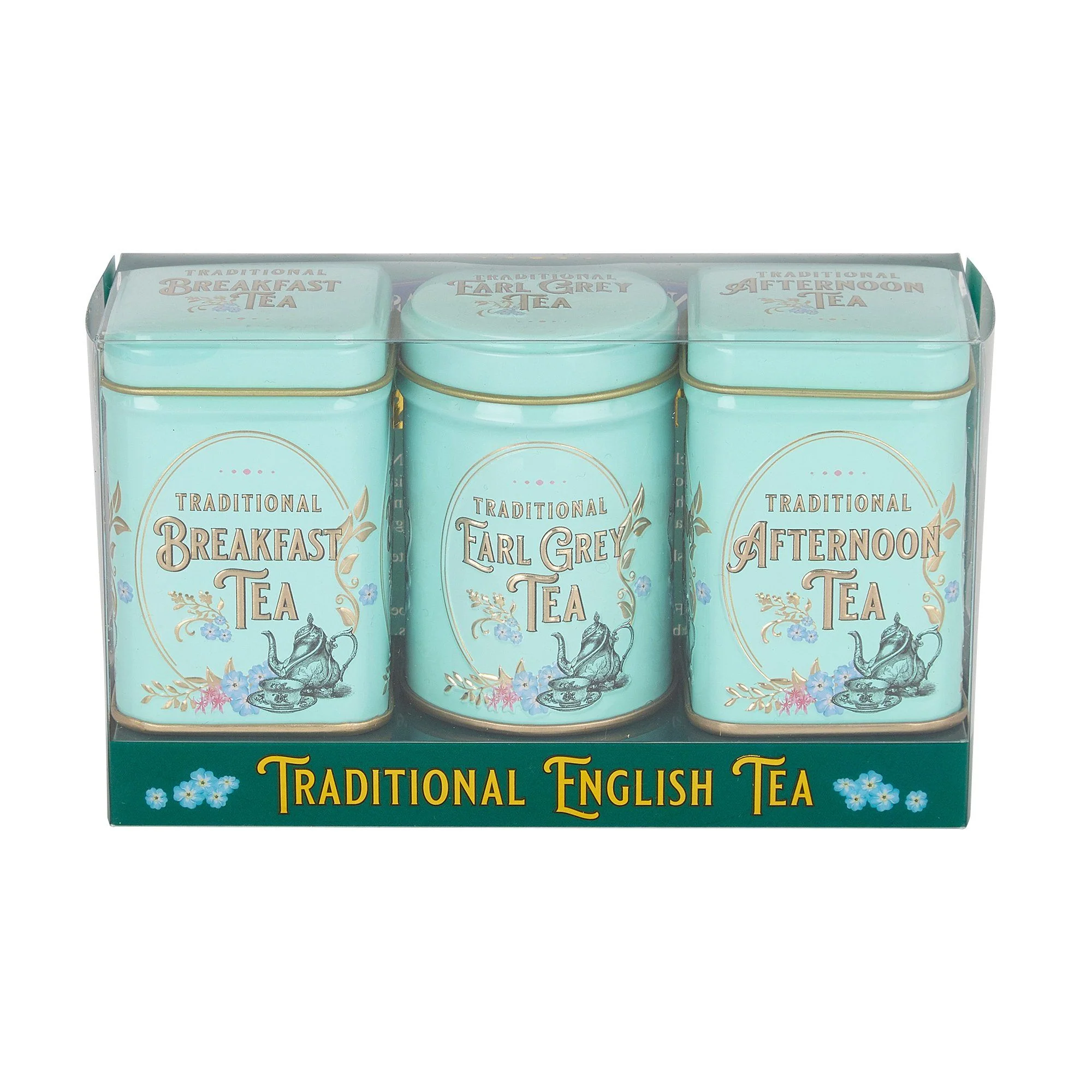 Vintage Victorian Mini Tea Tin Set - Image 3